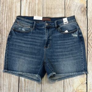 Judy Blue Dark Wash Jean Shorts